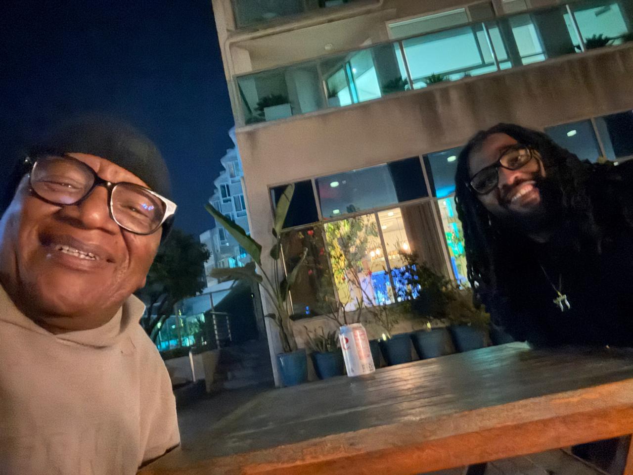 Sherman Perryman with Lebo M